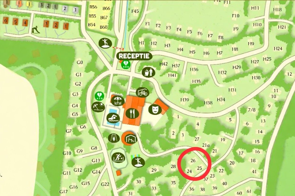 Plattegrond camping